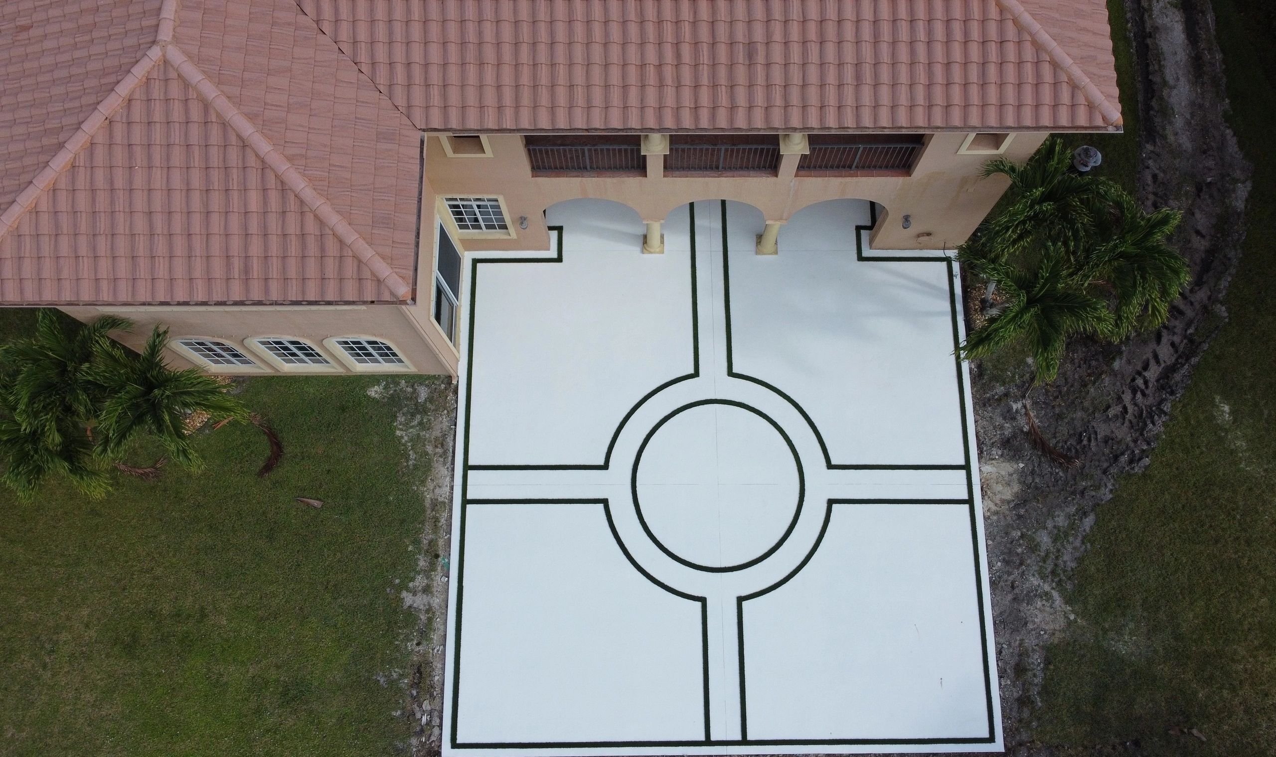 Artificial Turf & Putting Greens completed by a South Florida exterior contractor